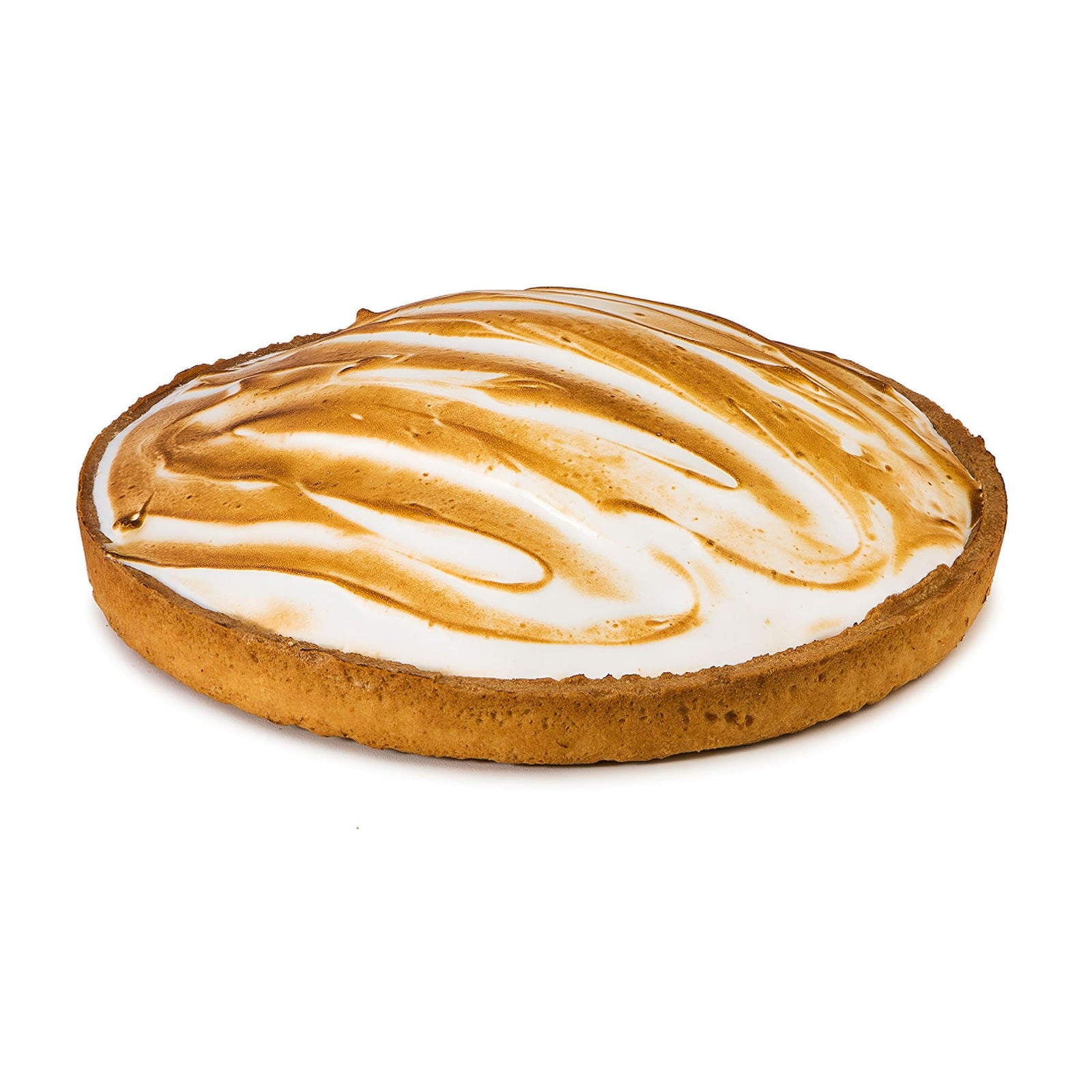 Tartă artizanală cu lămâie și bezea flambă Moralberti, desert italian rafinat cu cremă citrică