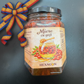 Miere de salcâm cu goji 250g borcan hexagonal, apicultor Lungu Manea, Pârscov Buzău, bogată în antioxidanți