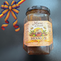 Miere de mană 400g borcan hexagonal, apicultor Lungu Manea, Pârscov Buzău, bogată în minerale